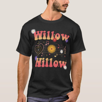 Daisy Music Willow Voornaam Ik Hou Van Willow Groo T-shirt