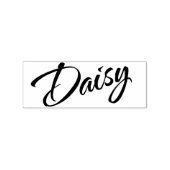 Daisy Name Cursive Font Rubberstempel (Afrduk)