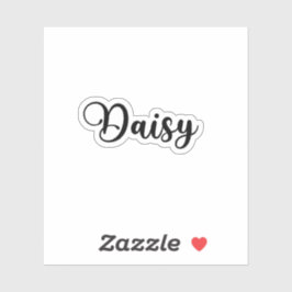 Daisy Name - Handgeschreven kalligrafie Sticker