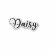 Daisy Name - Handgeschreven kalligrafie Sticker (Voorkant)