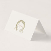 Daisy Name Kaarten Wedding Table  Art Nouveau (Achterkant)