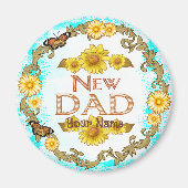 Daisy New Dad Magneet (Voorkant)