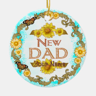 Daisy New Dad ornament