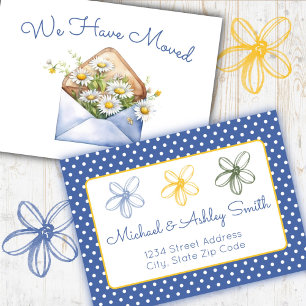 Daisy Nieuw Adres Notitiekaartje