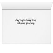 Daisy Note Card (Binenzijde Horizontaal (Onderkant))