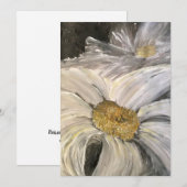 Daisy Note Card Bedankkaart (Voorkant / Achterkant)