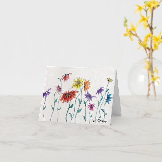 Daisy Note Card Kaart (Gele Bloem)