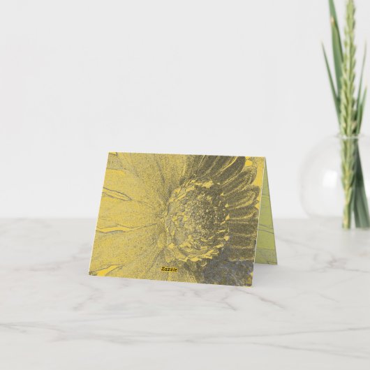 Daisy Note Card Kaart (Achterkant)