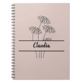 Daisy notebook, Back to school, Gift for girls Notitieboek (Voorkant)