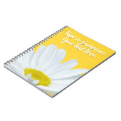 Daisy Notitieboek Personalized Daisy Flower Journa (Linkerzijde)