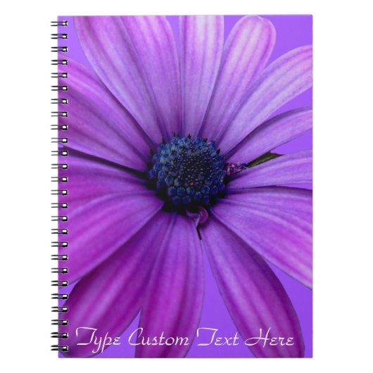 Daisy Notitieboek Personalized Daisy Flower Notiti (Voorkant)