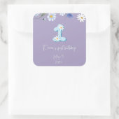 Daisy Nummer 1 Verjaardag Stickers (Tas)