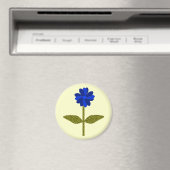 Daisy Ocean Blue Magnet (Insitu (Vaatwasser))