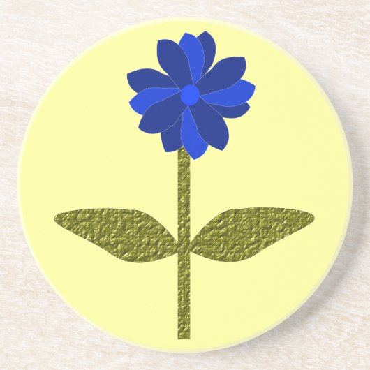 Daisy Ocean Blue Onderzetters (Voorkant)