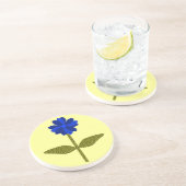 Daisy Ocean Blue Onderzetters (Zijkant)