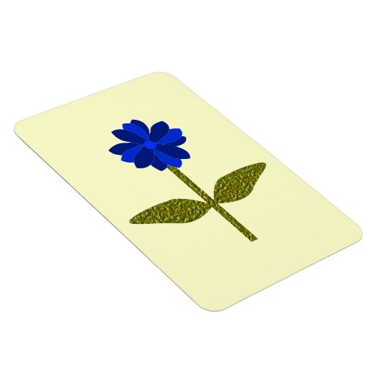 Daisy Ocean Blue Premium Magnet Magneet (Rechterzijde)