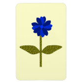 Daisy Ocean Blue Premium Magnet Magneet (Verticaal)