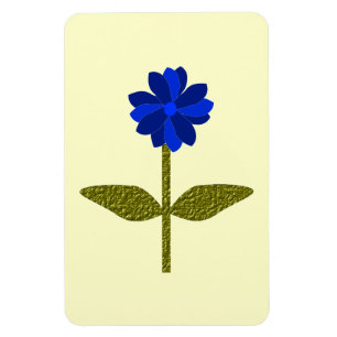 Daisy Ocean Blue Premium Magnet Magneet