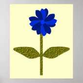 Daisy Ocean Blue Print (Voorkant)