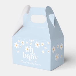 Daisy Oh Baby Retro Baby shower Favor Box Bedankdoosjes
