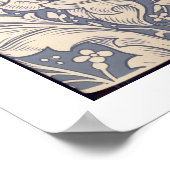 "Daisy"-ontwerp (textiel) Poster (Hoek)