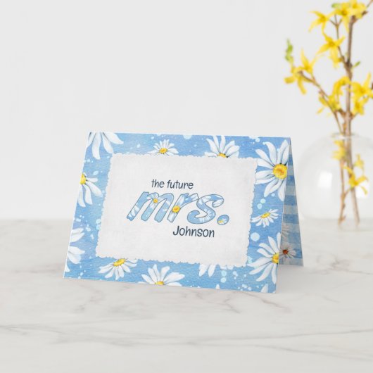 Daisy ontwerp voor bruidsuitnodiging kaart (Gele Bloem)