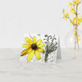 Daisy op een Hete Dag van de Zomer - de Kaart van (Gele Bloem)