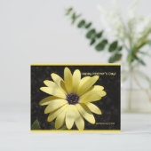 Daisy op Moederdag | Blue Beach Song™-Briefkaart Briefkaart (Staand voorkant)