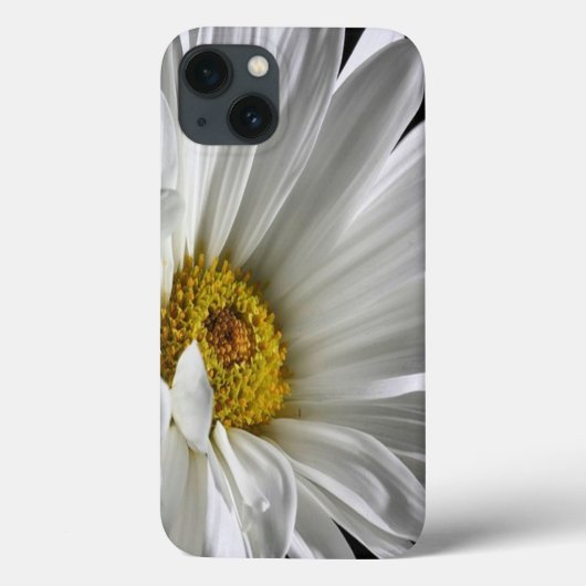 Daisy op zwarte achtergrond Case-Mate iPhone case (Achterkant)