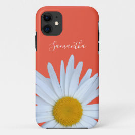 Daisy Oranje Elegant White Script Case-Mate iPhone Case