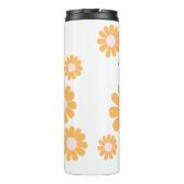 Daisy Oranje Monogram Thermosbeker (Achterkant)