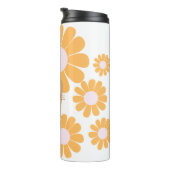 Daisy Oranje Monogram Thermosbeker (Geroteerd rechts)