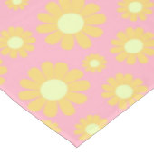 Daisy Oranje perzik Tafelkleed (Gekanteld)