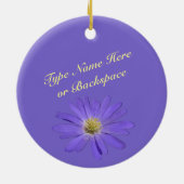 Daisy Ornament Flower Kerstdecoration (Achterkant)