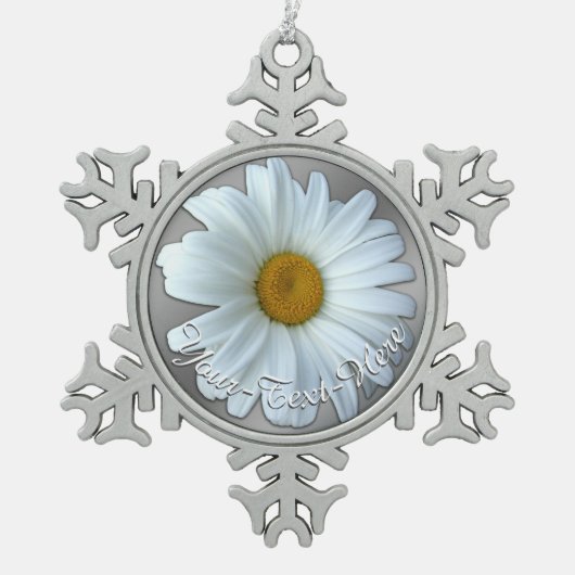 Daisy Ornament Flowers kerstdecoratie (Voorkant)