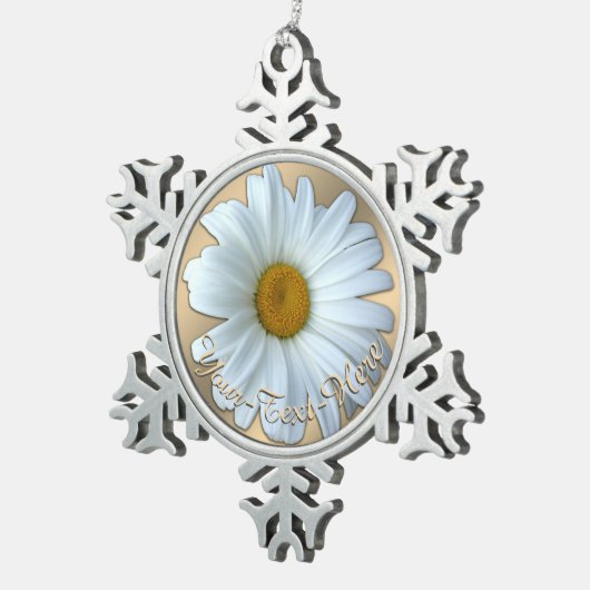 Daisy Ornament Flowers kerstdecoratie (Rechts)