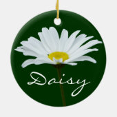 Daisy Ornament Flowers kerstdecoratie (Achterkant)