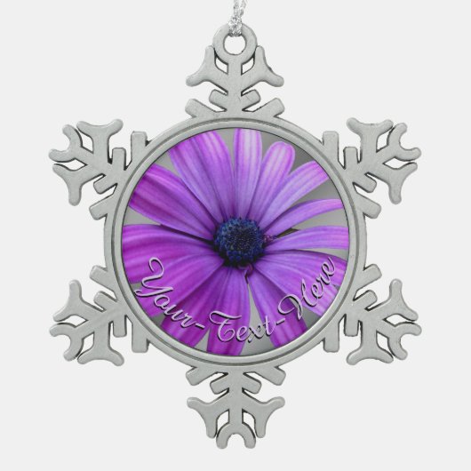 Daisy Ornament Flowers kerstdecoratie (Voorkant)