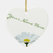 Daisy Ornament Persoonlijke kerstdecoratie (Achterkant)