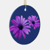 Daisy Ornament Purple Flowers kerstdecoratie (Rechts)