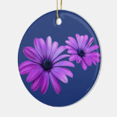Daisy Ornament Purple Flowers kerstdecoratie (Links)