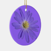 Daisy Ornament Purple Flowers kerstdecoratie (Rechts)