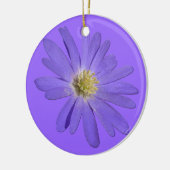 Daisy Ornament Purple Flowers kerstdecoratie (Links)