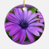 Daisy Ornament Purple Flowers kerstdecoratie (Achterkant)