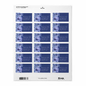 Daisy osteospermum bruiloft label (Full Sheet)