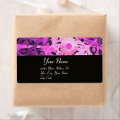 DAISY, paars violette zwart Etiket (Insitu)