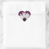 Daisy Paarse hart Stickers (Tas)