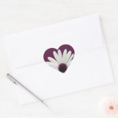 Daisy Paarse hart Stickers (Envelop)