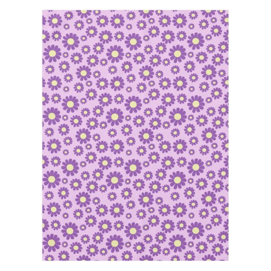 Daisy Paarse Lila Tafelkleed (Voorkant)