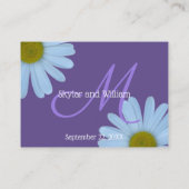 Daisy Paarse Wedding Signature Drink Recipe Informatiekaartje (Achterkant)